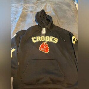 Crooks and castles street fight champion boxing gloves hoodie